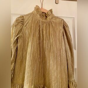 Janie and Jack Gold Kids Formal Dress